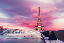 Obraz Eiffelová veža a jej okolie 2025